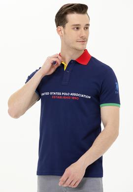 Erkek Lacivert Polo Yaka Tişört - 50263393006