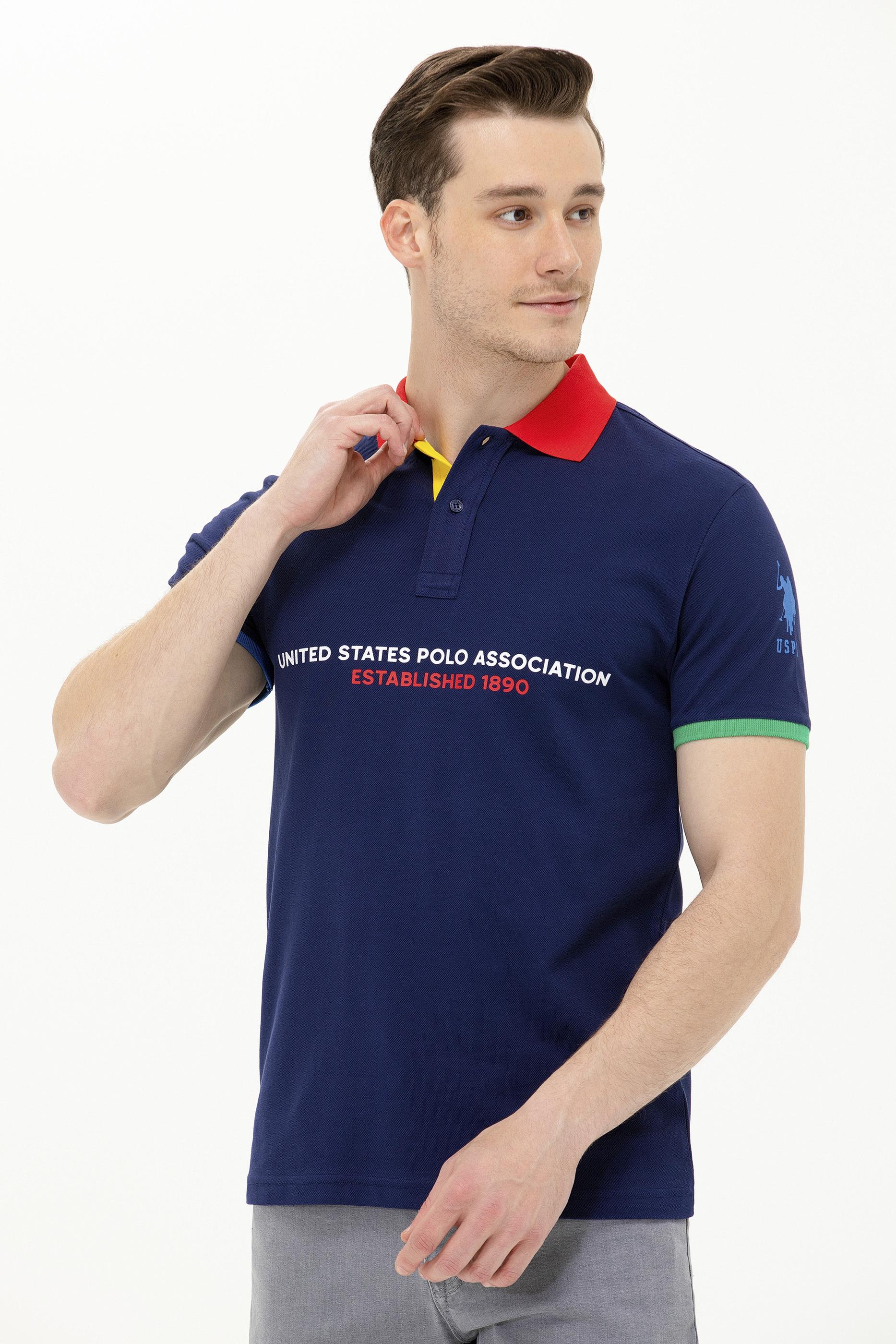 Erkek Lacivert Polo Yaka Tişört