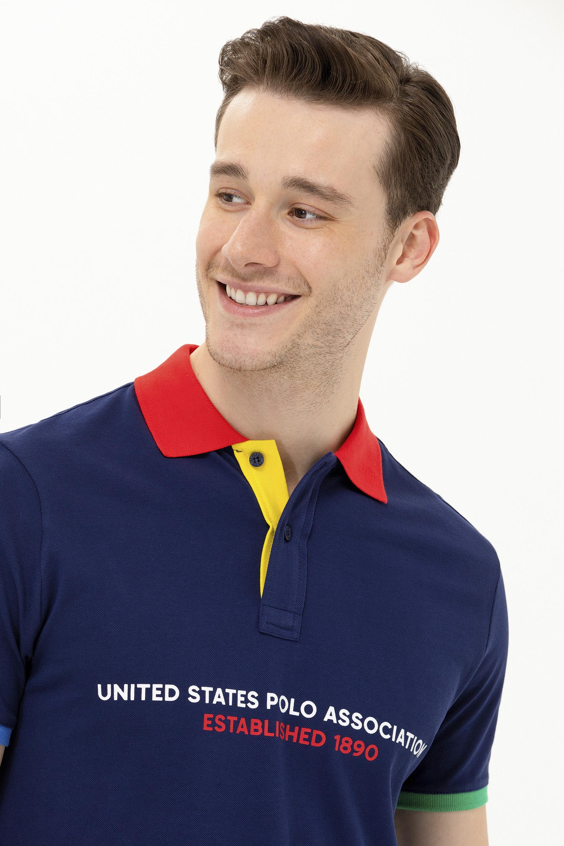 Erkek Lacivert Polo Yaka Tişört