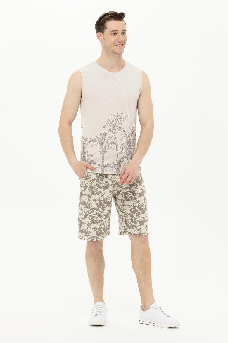 Erkek Taş Örme Şort - 50263503027