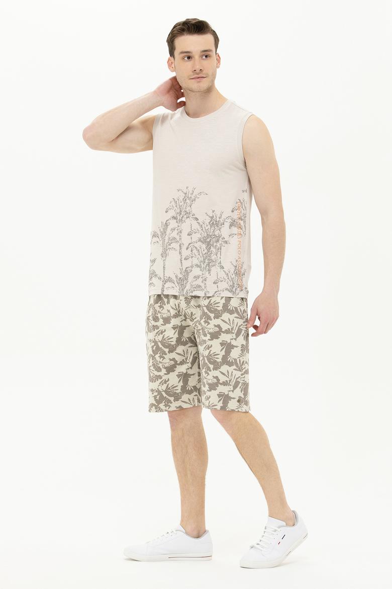 Erkek Taş Örme Şort