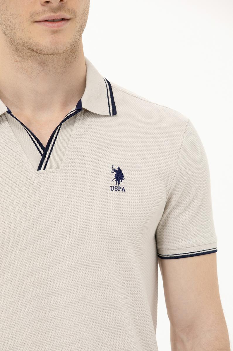 Erkek Taş Polo Yaka Tişört