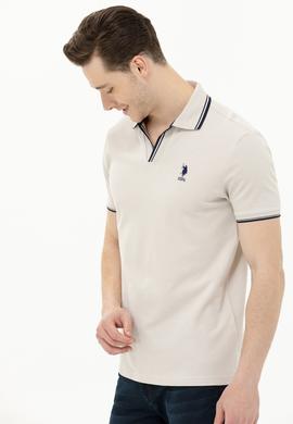 Erkek Taş Polo Yaka Tişört - 50263441030