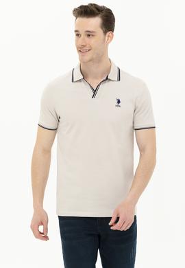 Erkek Taş Polo Yaka Tişört - 50263441030