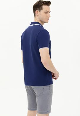 Erkek Lacivert Polo Yaka T-Shirt - 50263441034