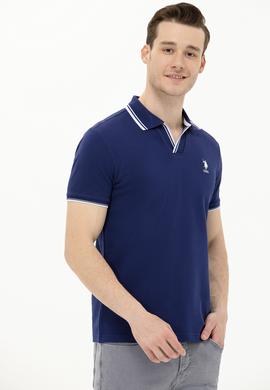 Erkek Lacivert Polo Yaka T-Shirt - 50263441034
