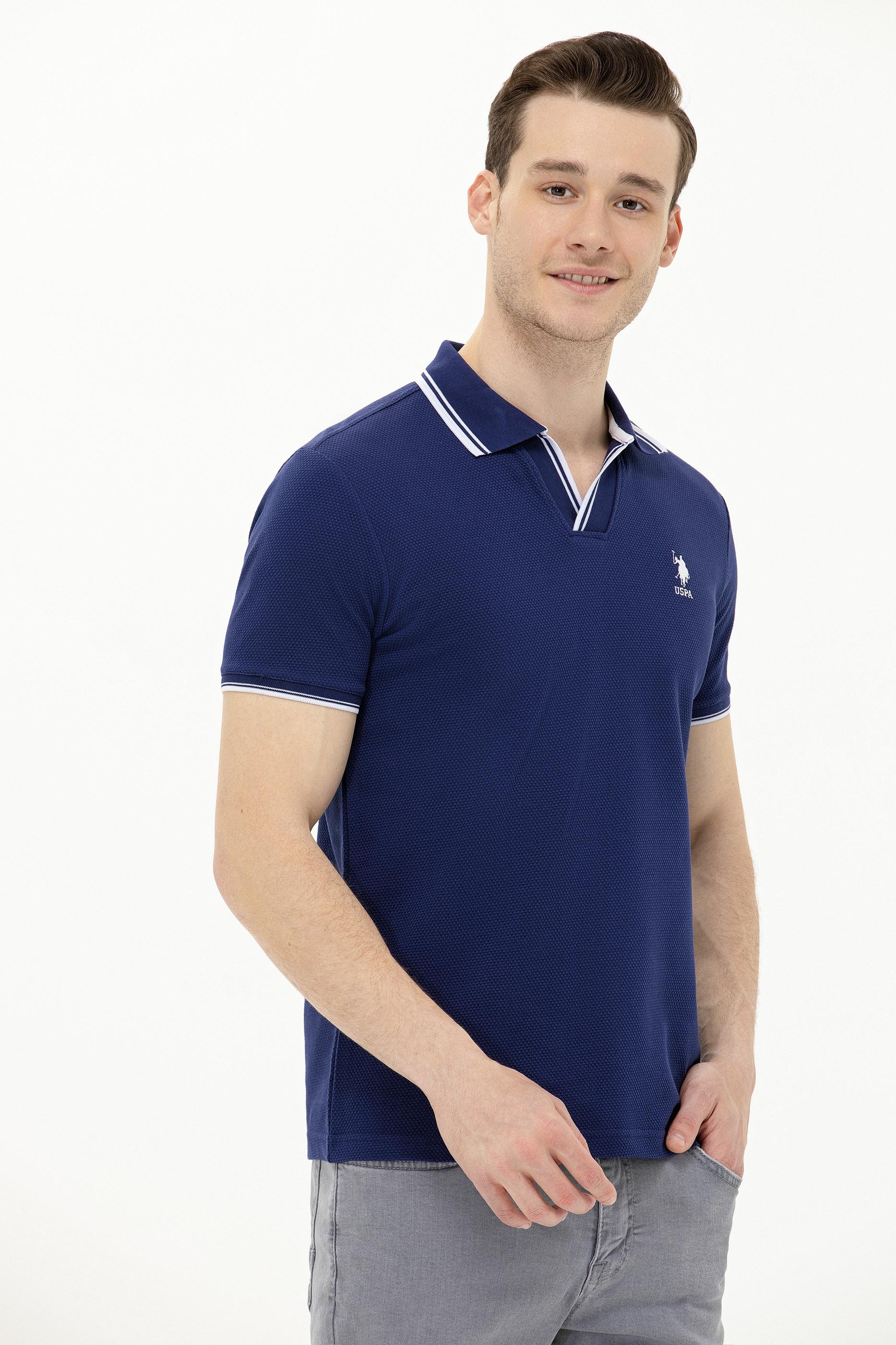 Erkek Lacivert Polo Yaka T-Shirt