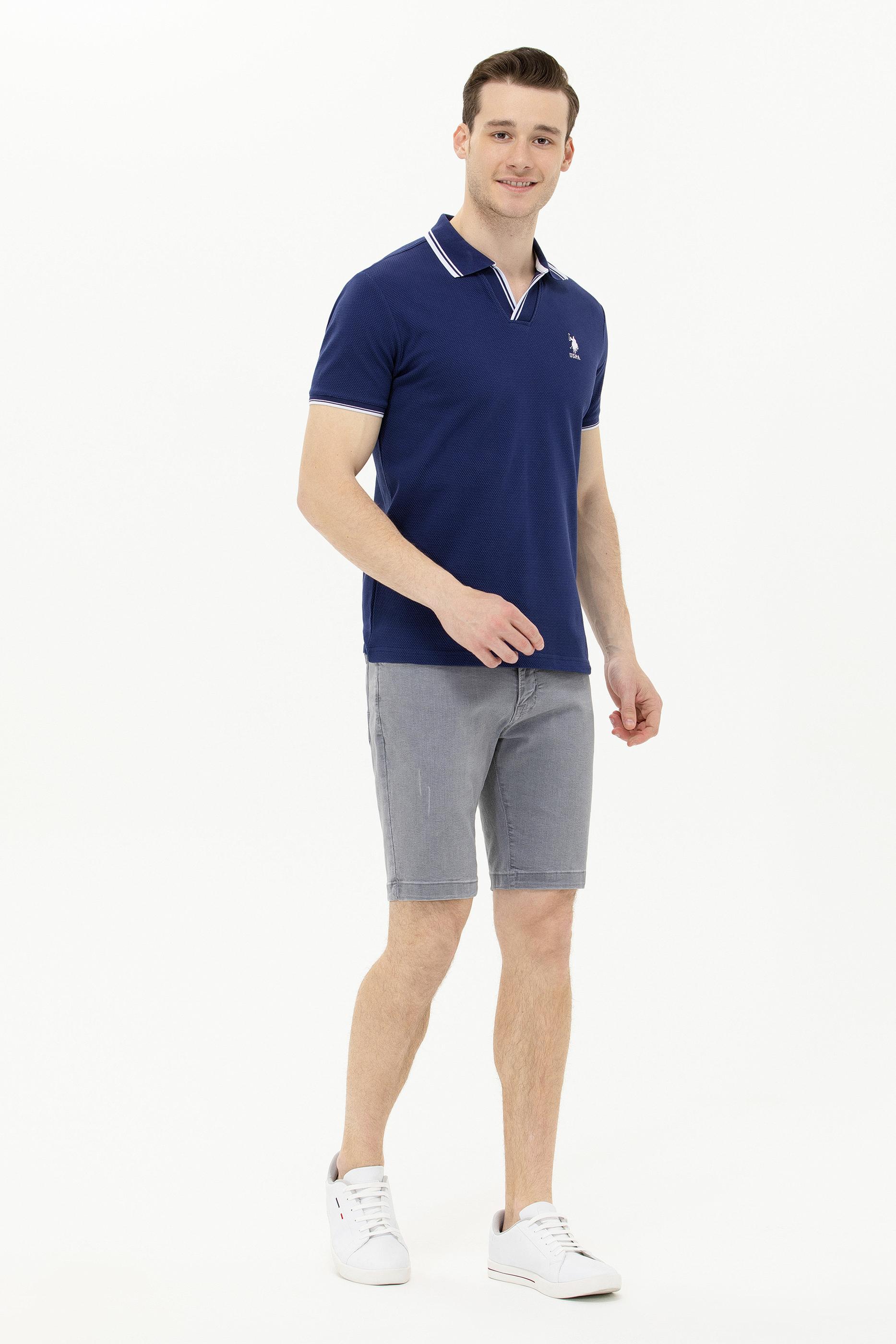 Erkek Lacivert Polo Yaka T-Shirt