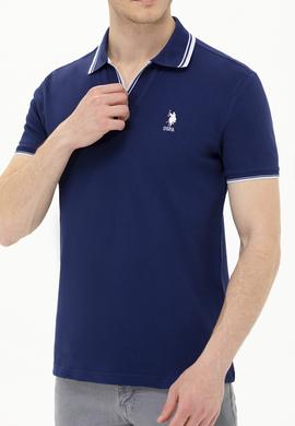 Erkek Lacivert Polo Yaka T-Shirt - 50263441034