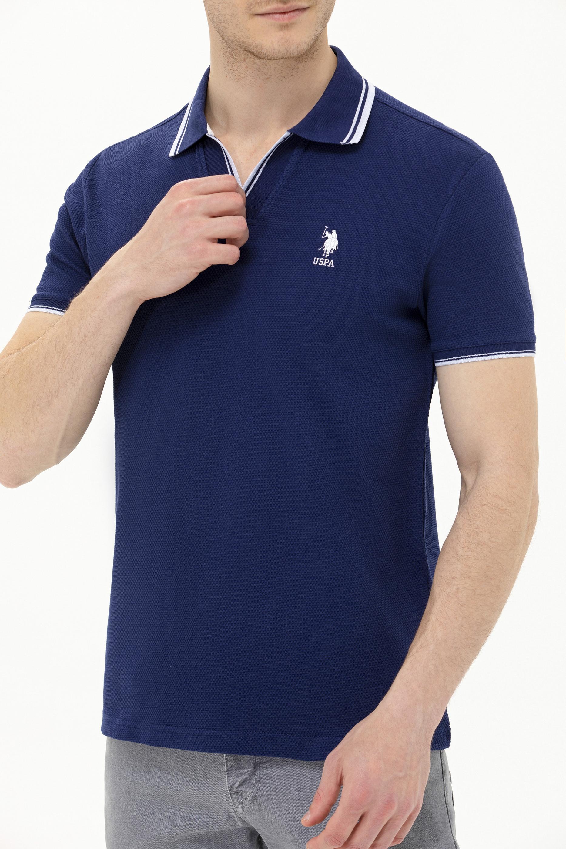 Erkek Lacivert Polo Yaka T-Shirt