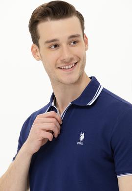 Erkek Lacivert Polo Yaka T-Shirt - 50263441034