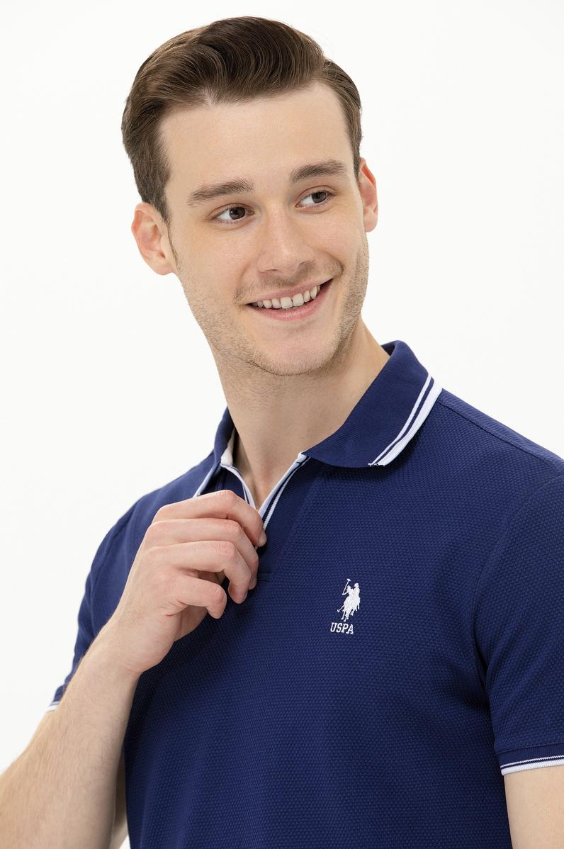 Erkek Lacivert Polo Yaka T-Shirt