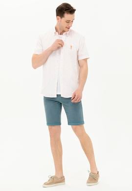 Erkek Camel Kısa Kollu Gömlek - 50264417012