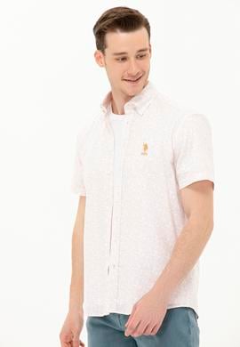 Erkek Camel Kısa Kollu Gömlek - 50264417012