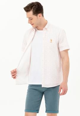 Erkek Camel Kısa Kollu Gömlek - 50264417012