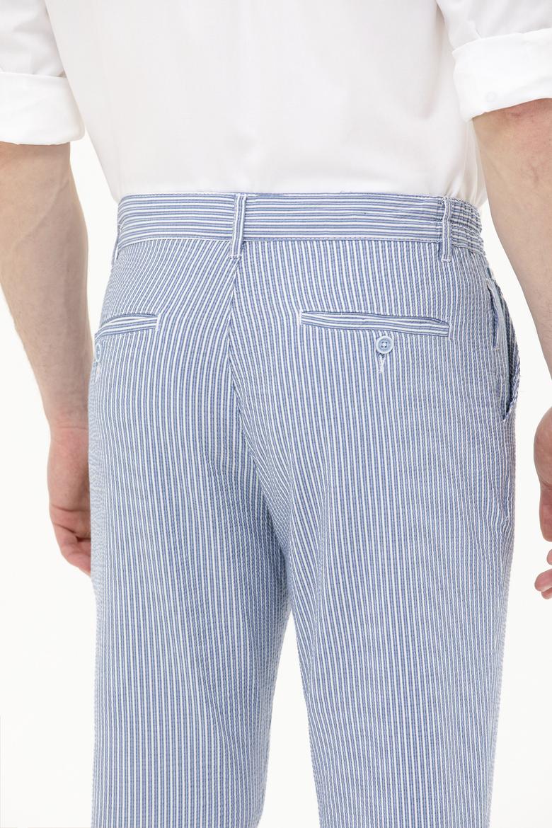 Erkek Mavi Kanvas Pantolon - 50263803011