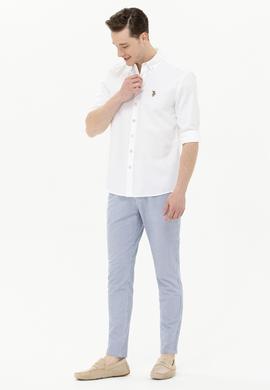 Erkek Mavi Kanvas Pantolon - 50263803011