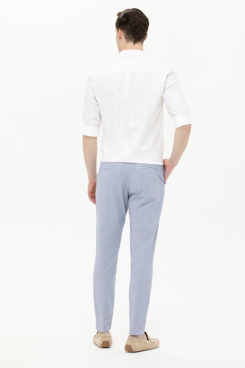 Erkek Mavi Kanvas Pantolon - 50263803011