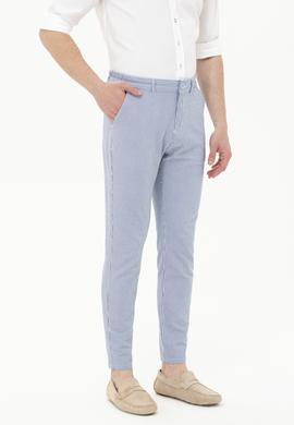 Erkek Mavi Kanvas Pantolon - 50263803011