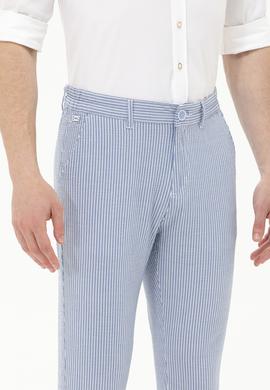 Erkek Mavi Kanvas Pantolon - 50263803011