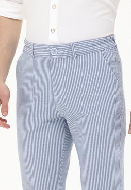 Erkek Mavi Kanvas Pantolon - 50263803011