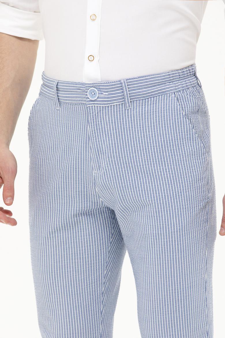 Erkek Mavi Kanvas Pantolon - 50263803011