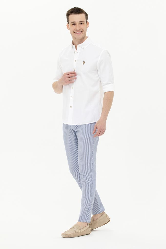 Erkek Mavi Kanvas Pantolon