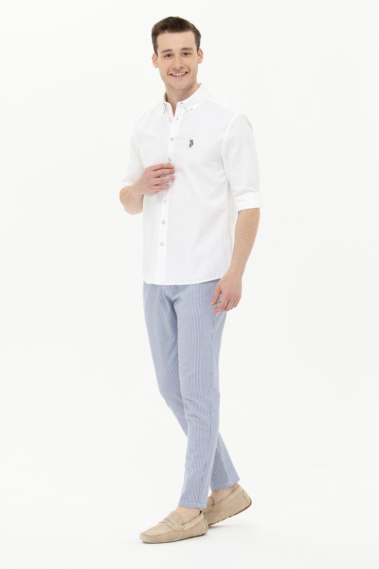 Erkek Mavi Kanvas Pantolon