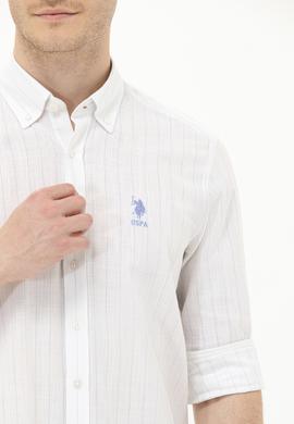 Erkek Mavi Uzun Kollu Gömlek - 50269875015