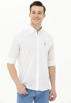 Erkek Mavi Uzun Kollu Gömlek - 50269875015