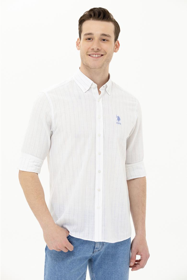 Erkek Mavi Uzun Kollu Gömlek - 50269875015