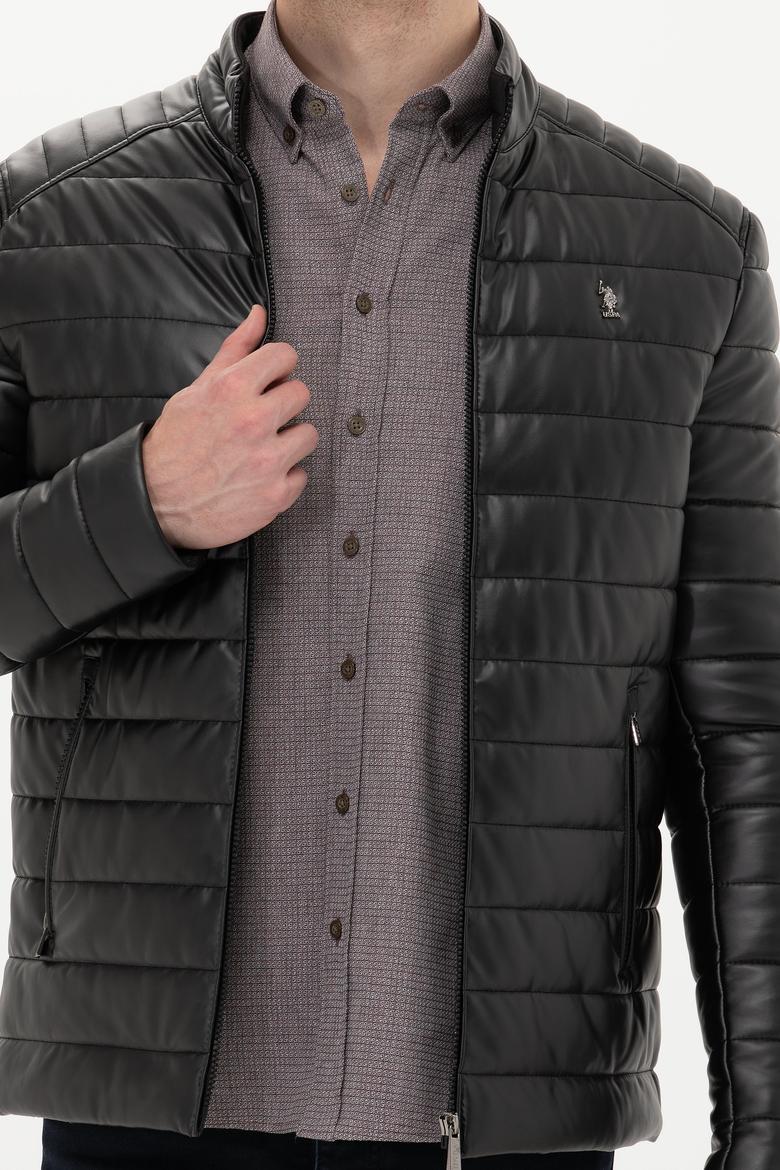 Erkek Siyah Deri Ceket - 50269044044