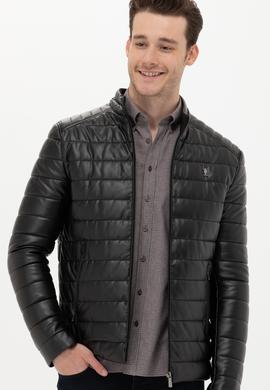 Erkek Siyah Deri Ceket - 50269044044