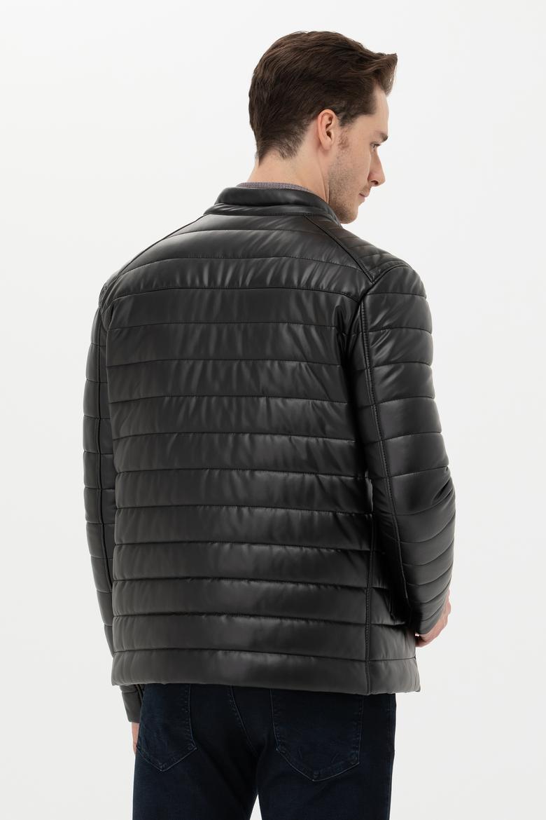 Erkek Siyah Deri Ceket - 50269044044