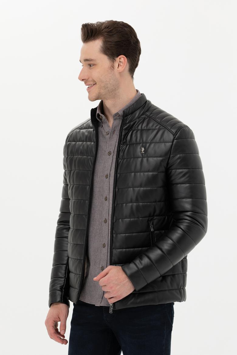 Erkek Siyah Deri Ceket