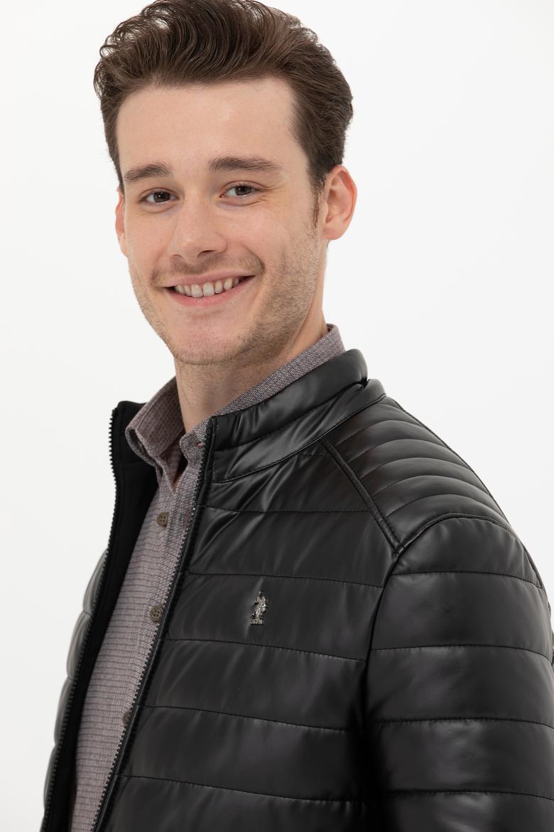 Erkek Siyah Deri Ceket - 50269044044