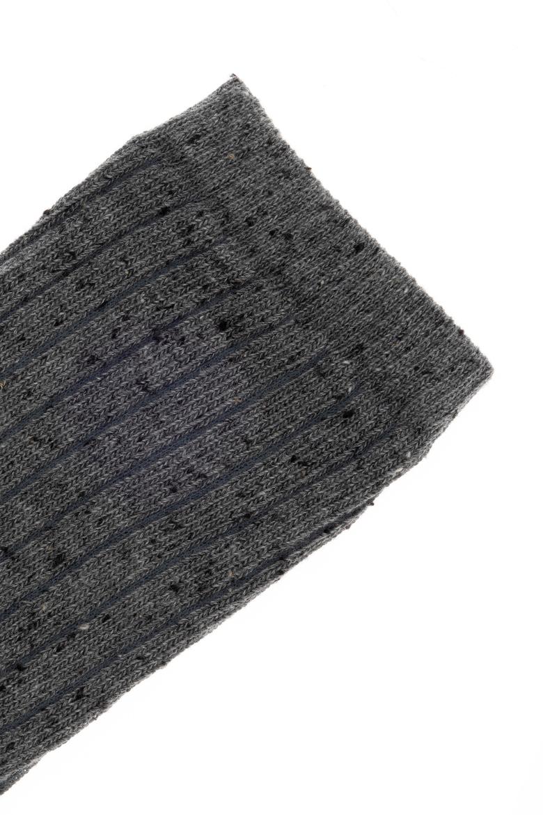 Kadın Gri Melanj Çorap - 50258157002