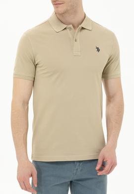 Erkek Haki Basic Polo Yaka Tişört - 50262933095