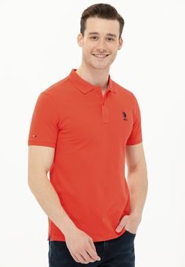 Erkek Kırmızı Basic Polo Yaka Tişört - 50262969159
