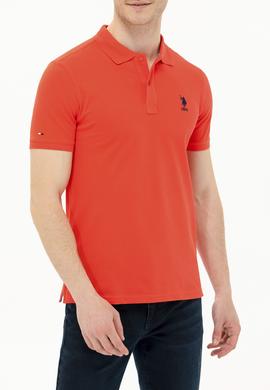 Erkek Kırmızı Basic Polo Yaka Tişört - 50262969159