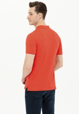 Erkek Kırmızı Basic Polo Yaka Tişört - 50262969159