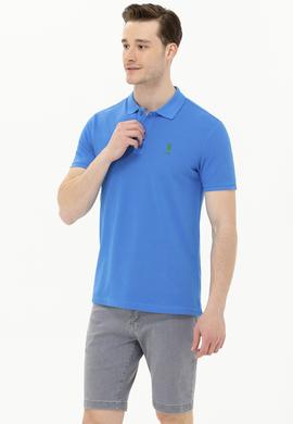 Erkek Saks Basic Polo Yaka Tişört - 50266337012