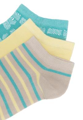 Kadın 3'lü Patik Çorap - 50265729002