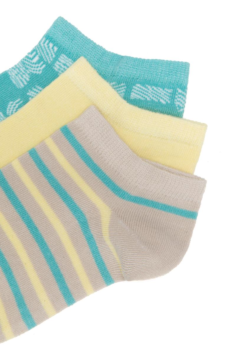 Kadın 3'lü Patik Çorap - 50265729002