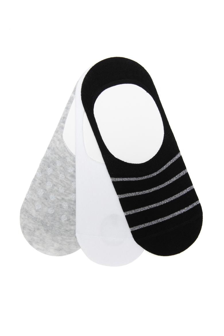 Kadın 3'lü Babet Çorap - 50265732002