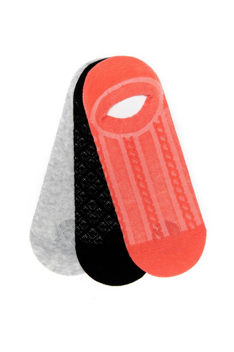 Kadın 3'lü Patik Çorap - 50265743002