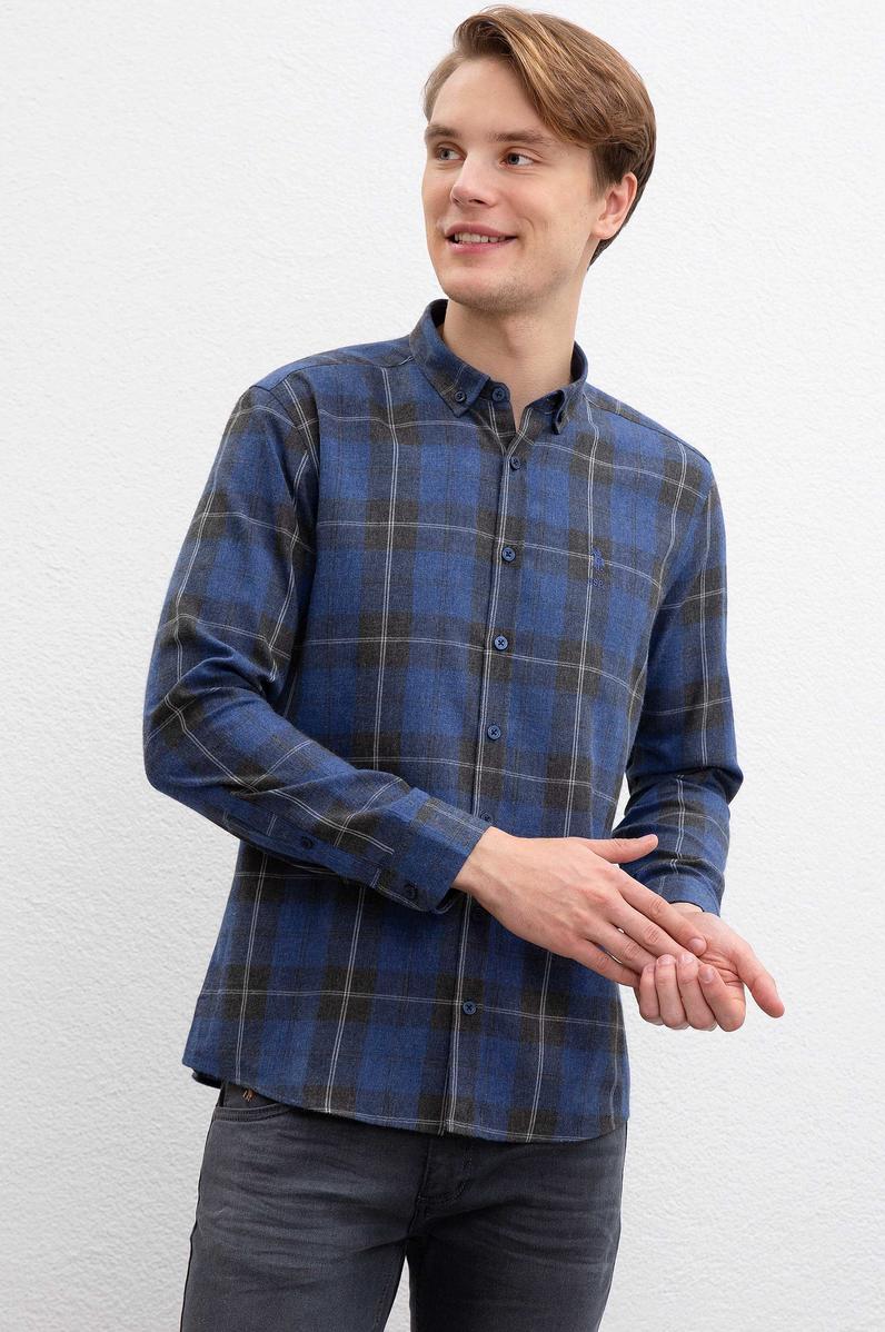 Erkek Lacivert Gömlek