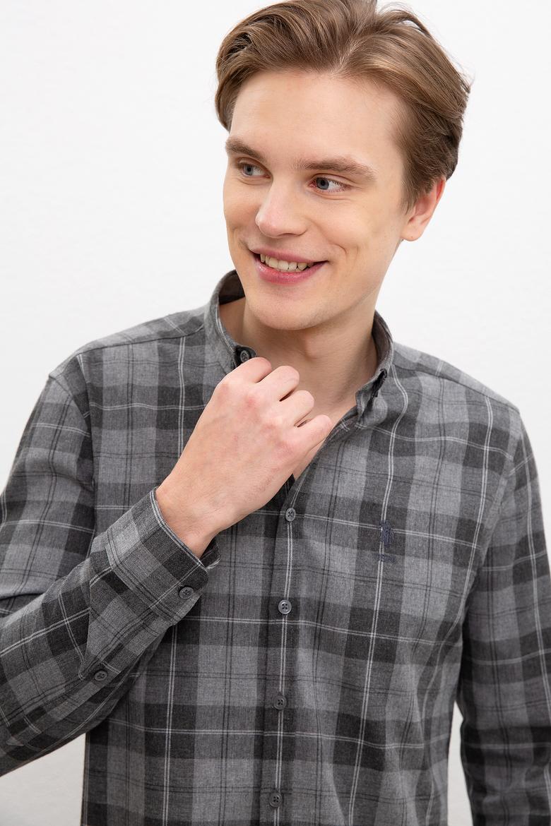 Erkek Gri Gömlek - 50220067019