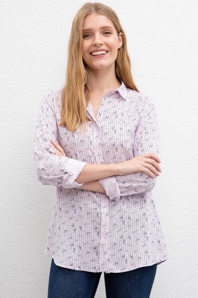 Kadın Pembe Gömlek