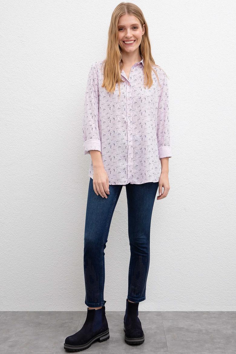 Kadın Pembe Gömlek - 50220065004
